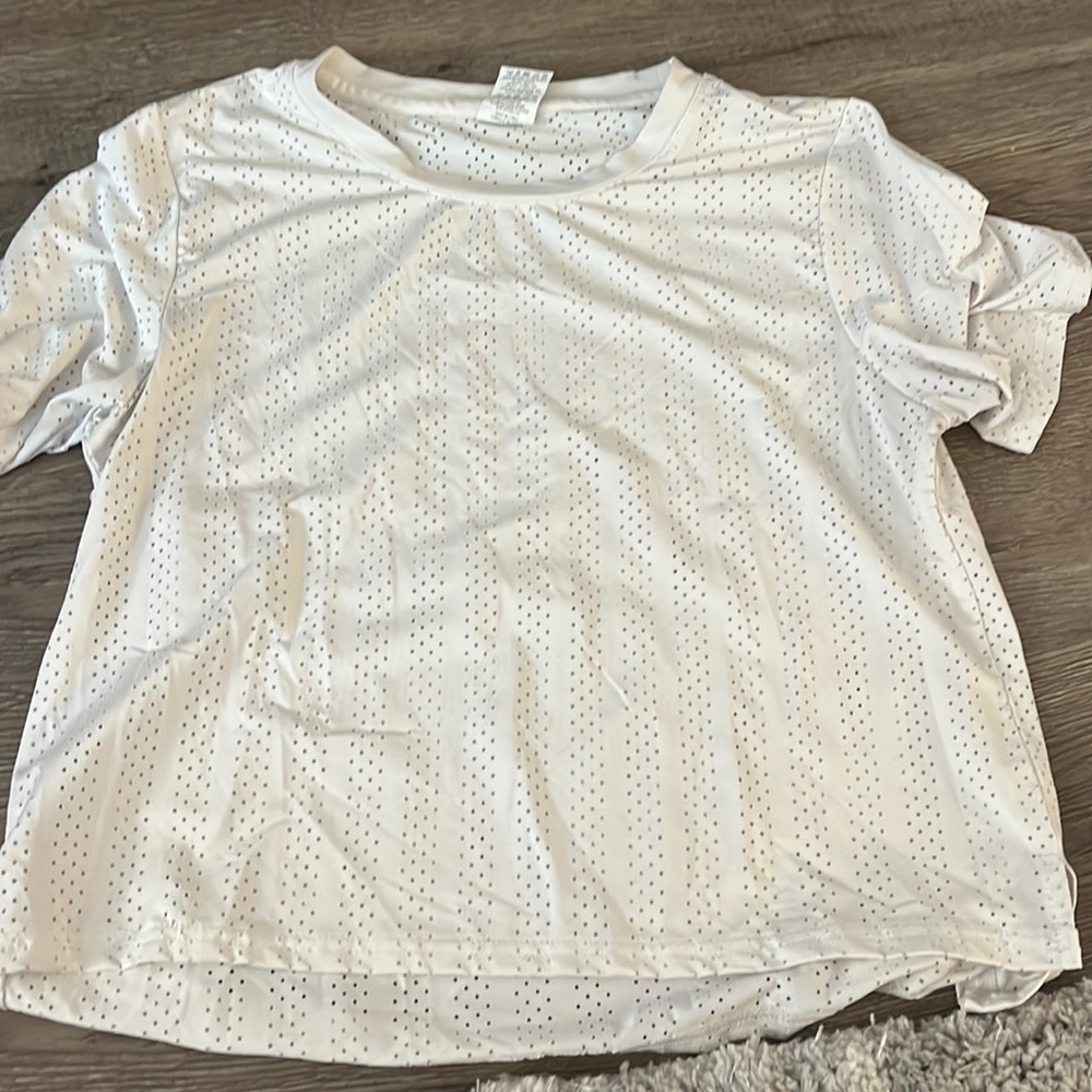 White Zyia Chill Crop Top